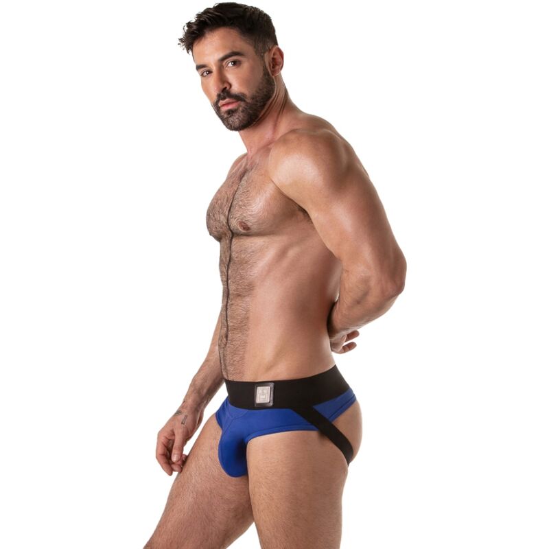 LOCKER GEAR - JOCKBRIEF MIT BREITEM BUND, BLAU, L