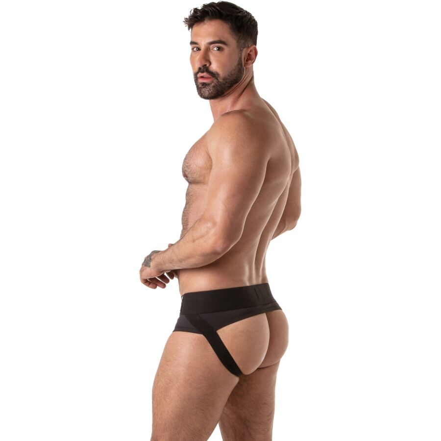 LOCKER GEAR - JOCKBRIEF MIT BREITEM BUND, SCHWARZ, S