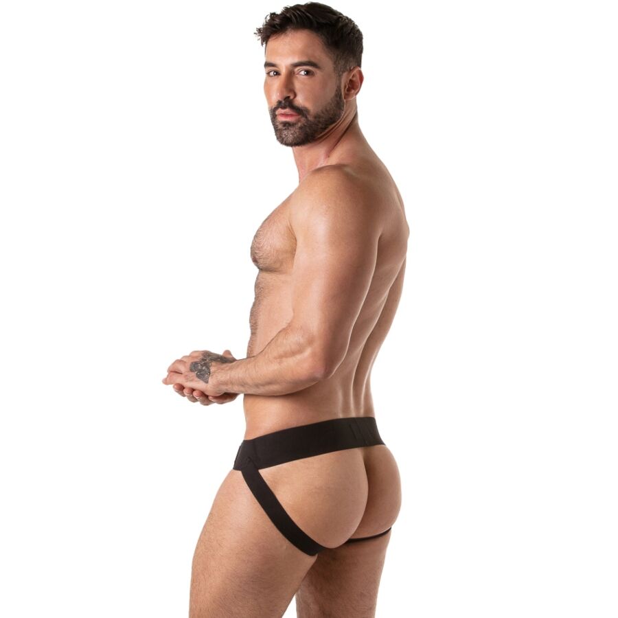 LOCKER GEAR - BREITER TAILBAND-JOCKSTRAP BLAU L