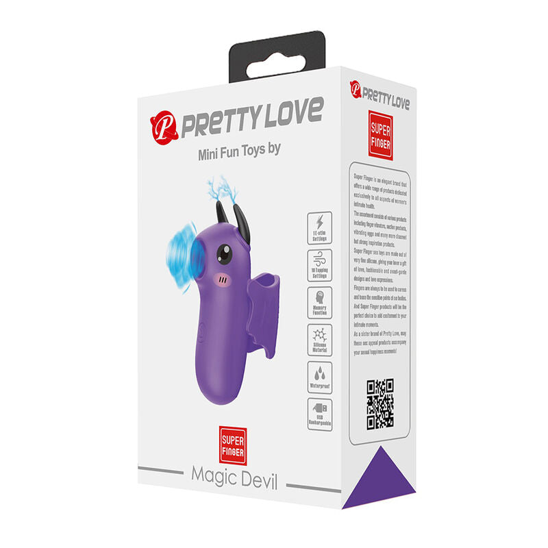 PRETTY LOVE - MAGIC DEVIL LILA WIEDERAUFLADBARER FINGERSTIMULATOR