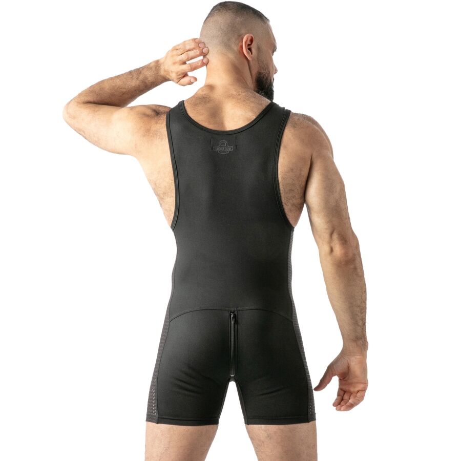 LOCKER GEAR - OPEN ACCESS SINGLET SCHWARZ XL