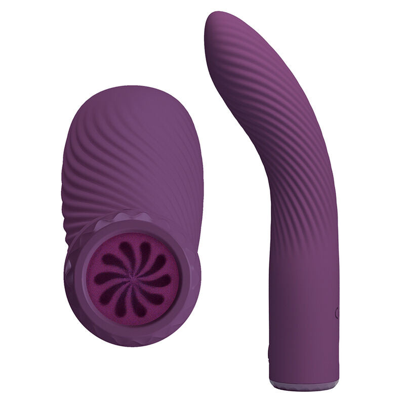 PRETTY LOVE - KISSELL WIEDERAUFLADBARER VIBRATOR MIT 10 FUNKTIONEN, LILA