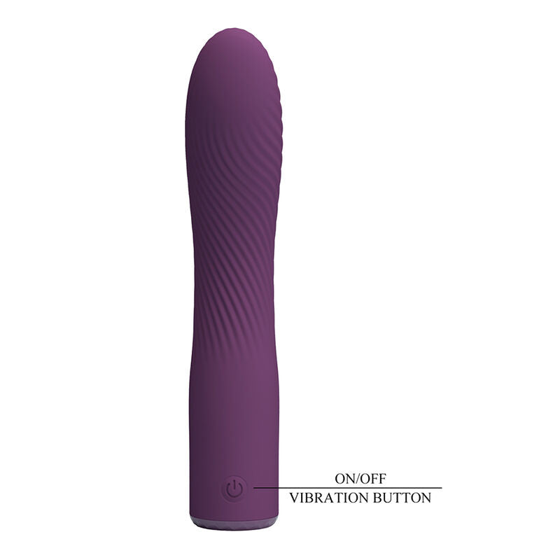 PRETTY LOVE - KISSELL WIEDERAUFLADBARER VIBRATOR MIT 10 FUNKTIONEN, LILA