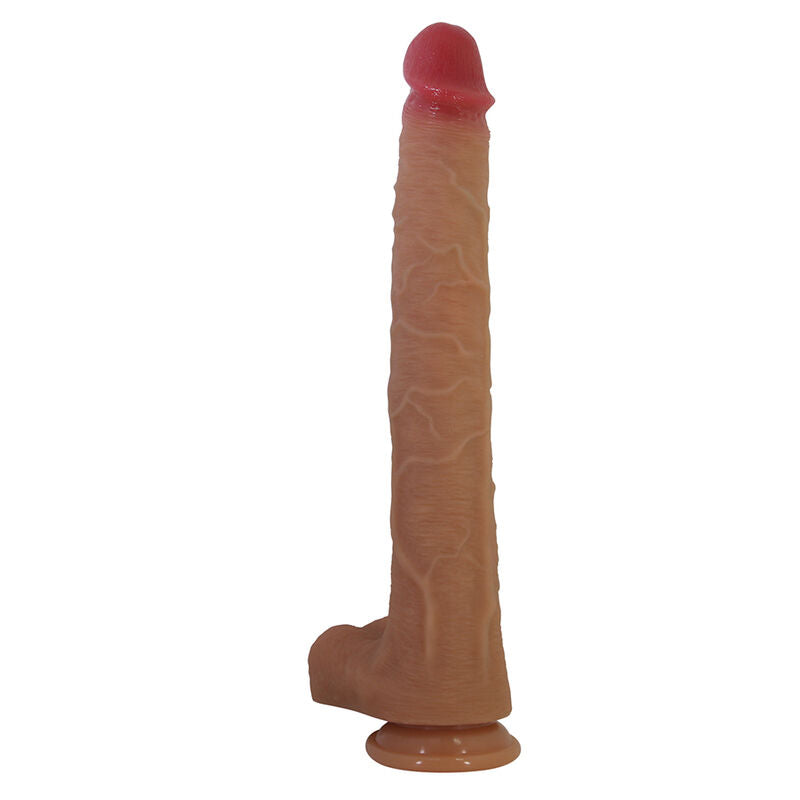 PRETTY LOVE - TERIN PLUS REALISTISCHER SILIKONDILDO MIT SAUGNAPF 37,6 CM Ø 5,5 CM
