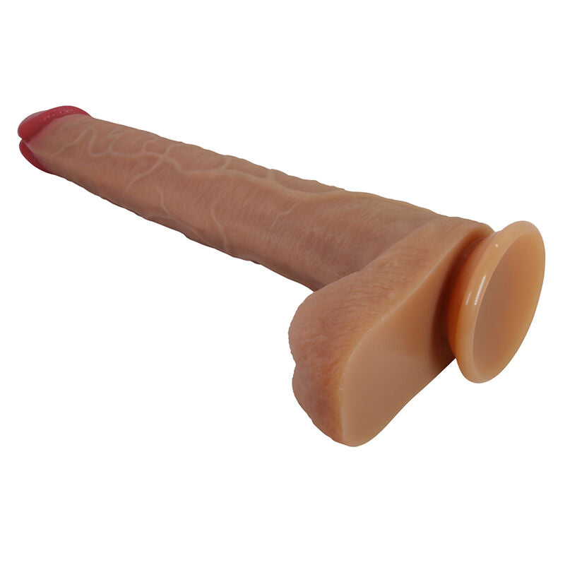 PRETTY LOVE - TERIN PLUS REALISTISCHER SILIKONDILDO MIT SAUGNAPF 37,6 CM Ø 5,5 CM