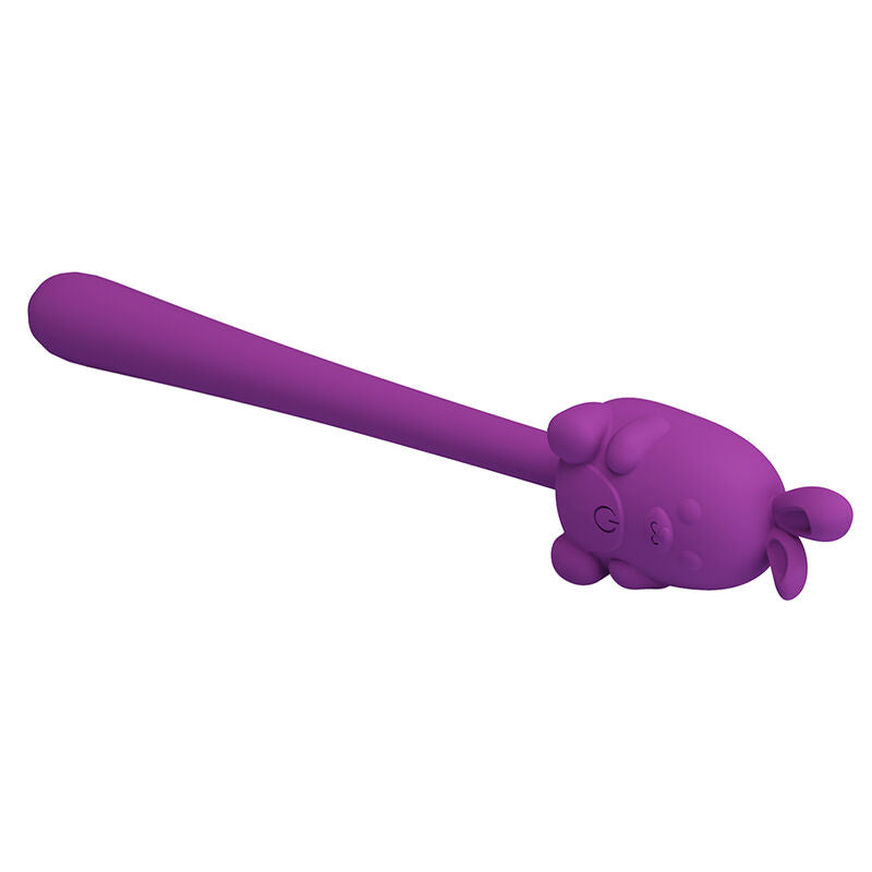 PRETTY LOVE – NIEDLICHER HASE-FLIRTSTIFT, FLEXIBLER VIBRATOR, USB-AUFLADBAR, LILA