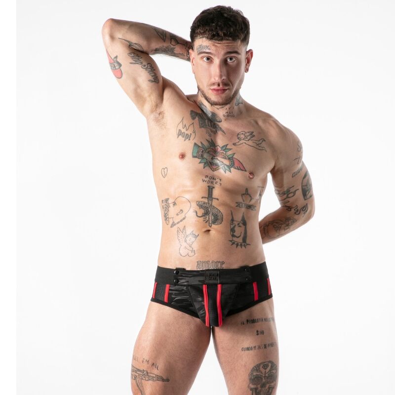 LOCKER GEAR - VOLLSTÄNDIGER MILITÄRZUGRIFF JOCK BRIEF RED L