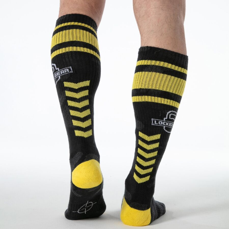 LOCKER GEAR - GELB, EINHEITSGRÖSSE - MILITÄRISCHE KNIEHOHE SOCKEN