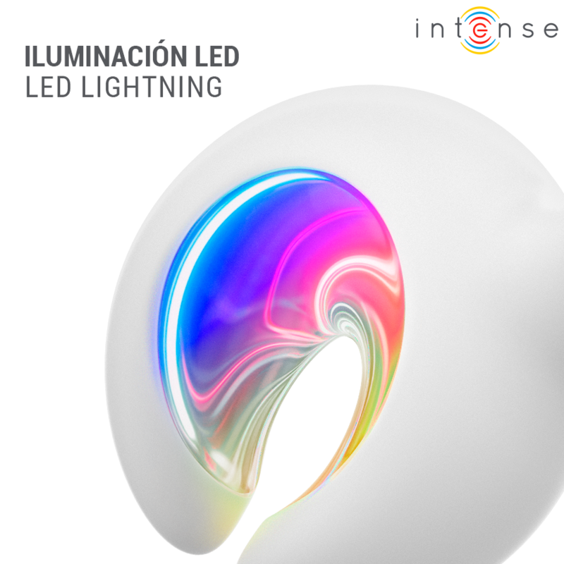 Intense – Aston USB-Aufladbarer Klitoralstimulator mit Saugfunktion und Vibration, Weiß