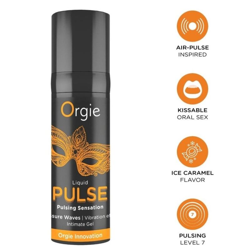 ORGIE - PULSE KISSABLE PULSIERENDES INTIMGEL MIT PULSIERTEM NERVENVERHALTEN 15 ML