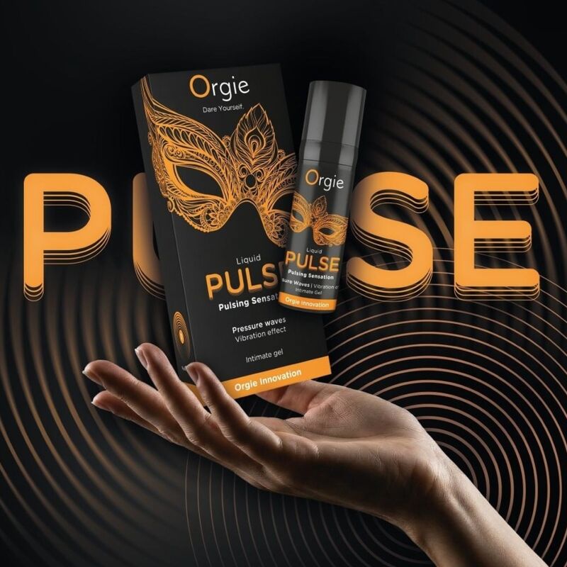 ORGIE - PULSE KISSABLE PULSIERENDES INTIMGEL MIT PULSIERTEM NERVENVERHALTEN 15 ML