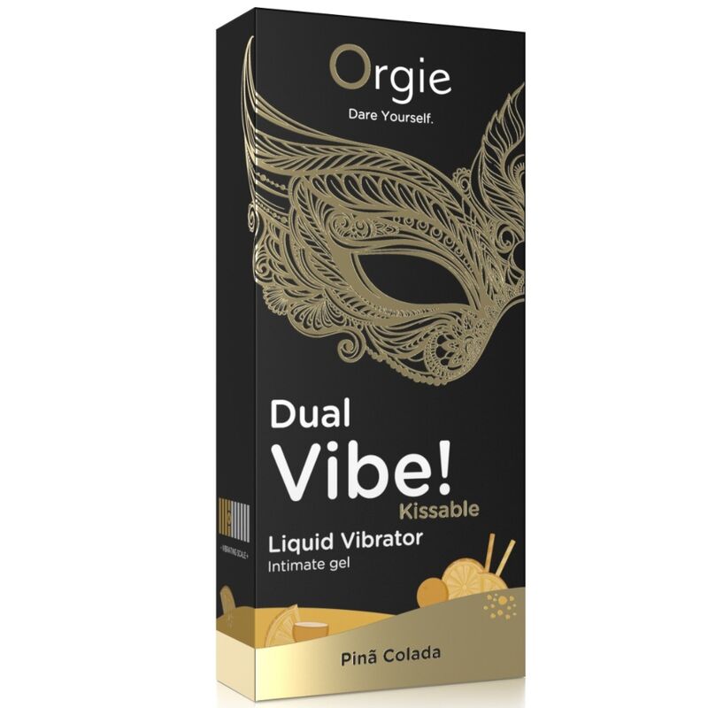 ORGIE - DUAL-VIBE! PIÑA COLADA KISSABLE FLÜSSIGER VIBRATOR 15 ML