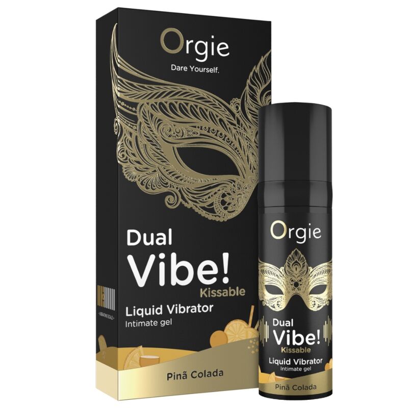 ORGIE - DUAL-VIBE! PIÑA COLADA KISSABLE FLÜSSIGER VIBRATOR 15 ML