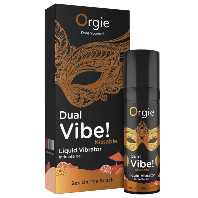 ORGIE - DOPPELVIBRATOR! SEX AM STRAND KÜSSER FLÜSSIGVIBRATOR 15 ML