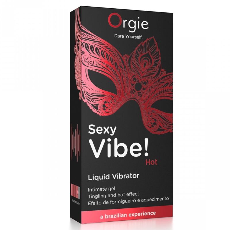ORGIE - SEXY VIBE! HEISSER, WÄRMENDE FLÜSSIGKEITSVIBRATOR 15 ML