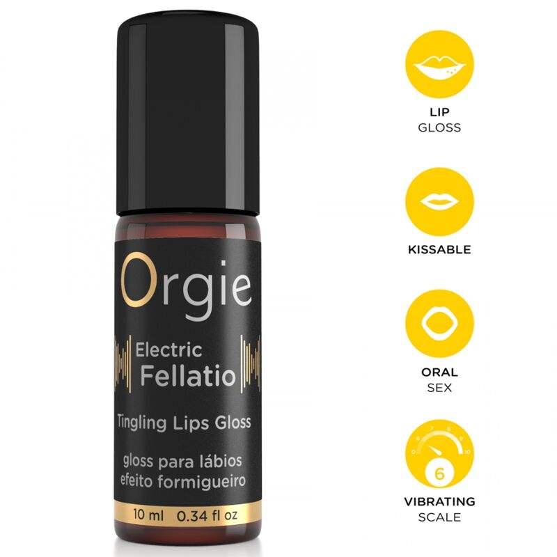 ORGIE - ELEKTRISCHES FELLATIO VIBRIERENDER, KRIBBELNDER LIPPENGLANZ 10 ML