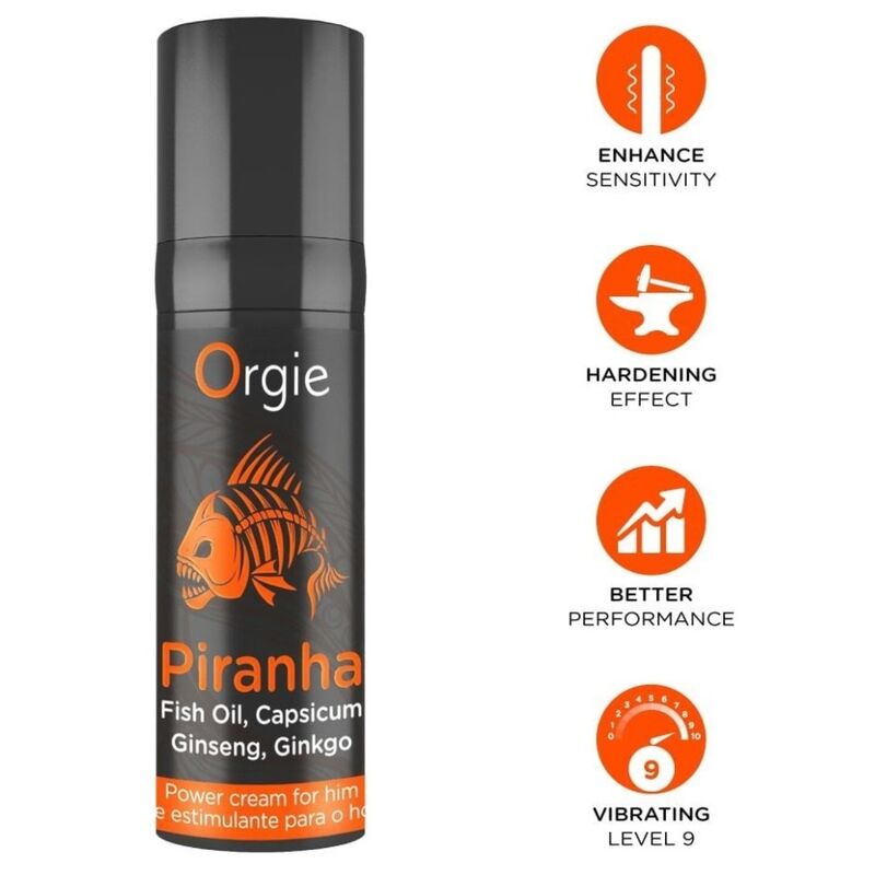 ORGIE - PIRANHA POWER CREME FÜR IHN 15 ML
