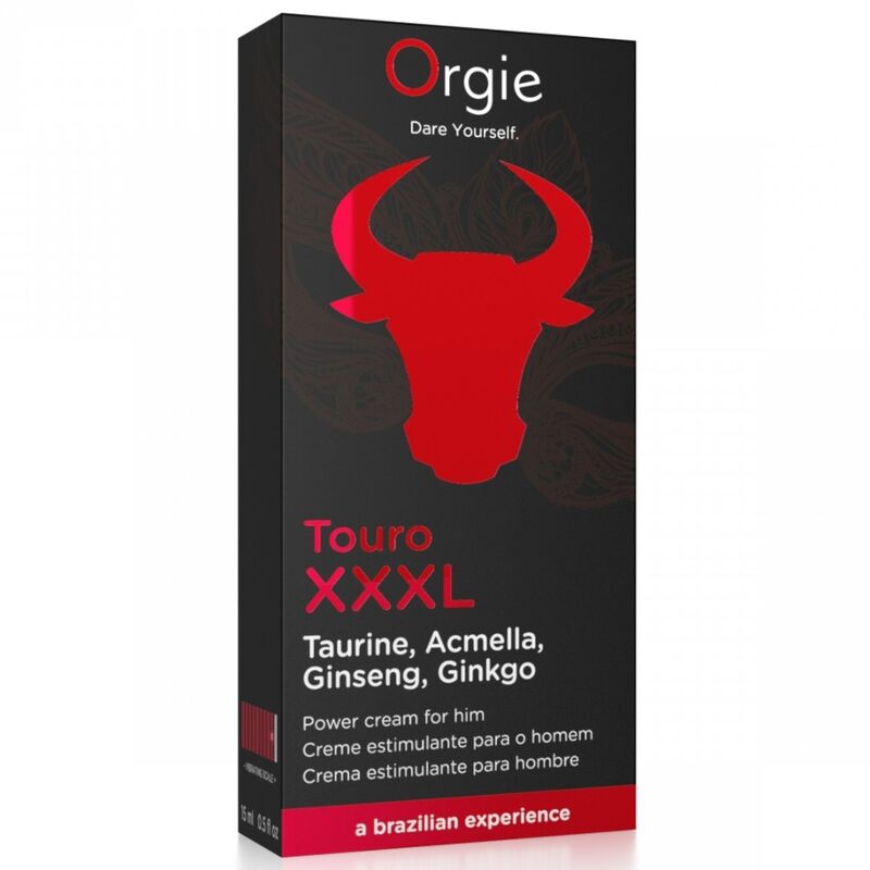 ORGIE - TOURO XXXL EREKTIONSVERBESSERUNGS- UND VERGRÖSSERUNGSCREME 15 ML