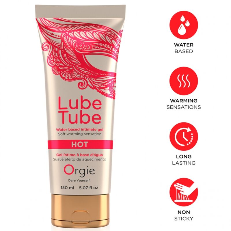 ORGIE - GUBE TUBE HEISSES, WASSERBASIERTES INTIMGEL 150 ML
