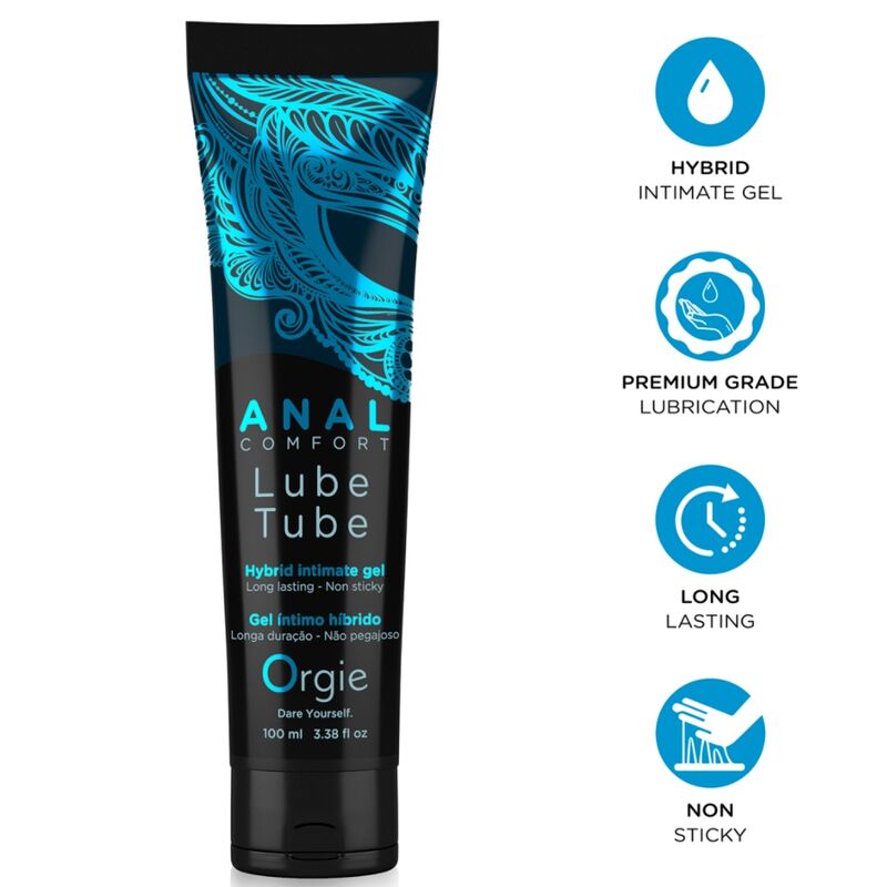ORGIE - GLEITGEL-TUBE ANAL COMFORT HYBRID INTIMGEL FÜR ANALSEX 100 ML