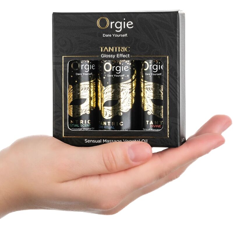 ORGIE - TANTRISCHE MINI-KOLLEKTION: SENSUELLE MASSAGEÖLE 3 X 30 ML