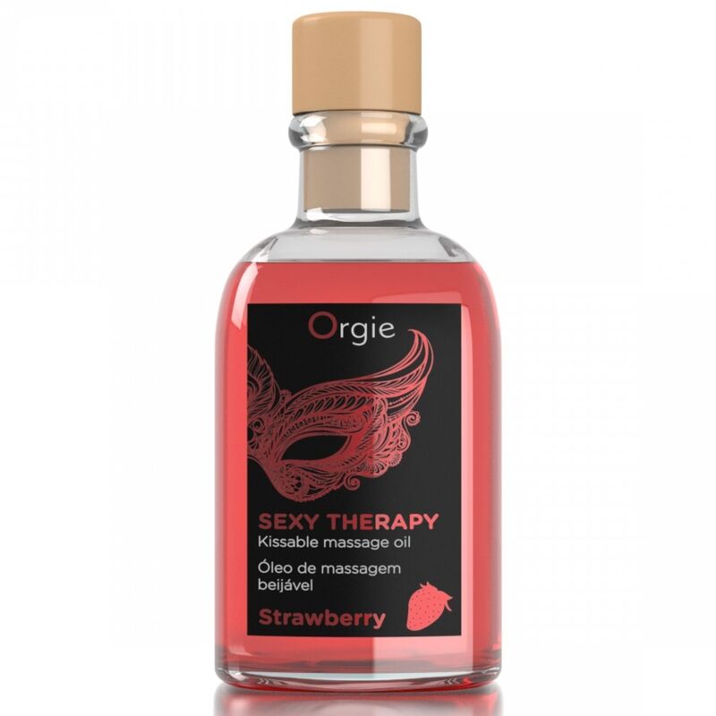 ORGIE - LIPPENMASSAGE ERDBEER KUSSBARES MASSAGESET 100 ML