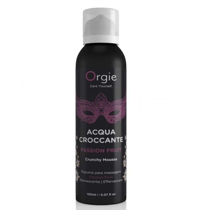 ORGIE - ACQUA CROCCANTE PASSIONSFRUCHT KNUSPRIGE MASSAGEMOUSSE 150 ML