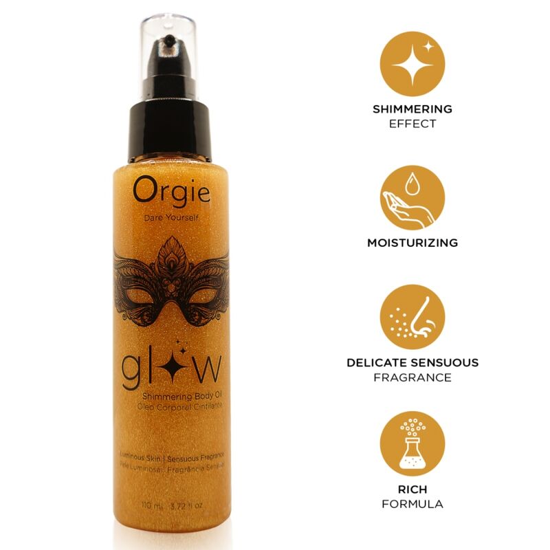 ORGIE - GLOW SCHIMMERENDES KÖRPERÖL 110 ML