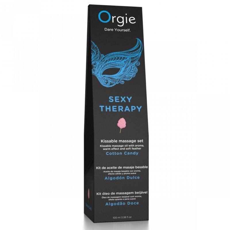 ORGIE - LIPPENMASSAGE-SET MIT ZUCKERWATTE, 100 ML