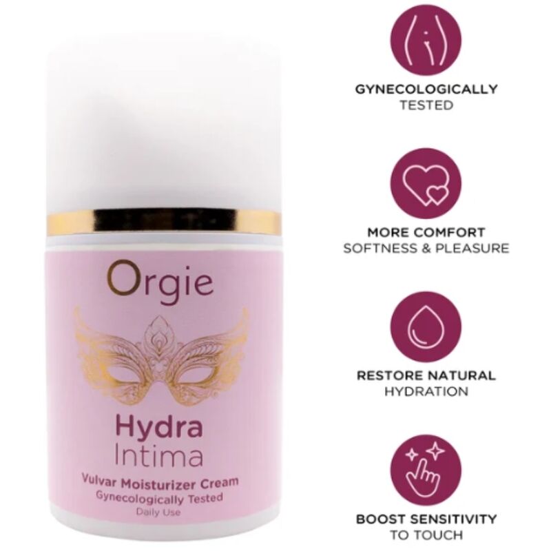 ORGIE - HYDRA INTIMA TÄGLICHE FEUCHTIGKEITSCREME FÜR DIE VULVA 50 ML
