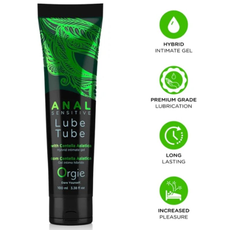 ORGIE - GLEITGEL FÜR EMPFINDLICHEN ANUS, HYBRID-INTIMGEL, 100 ML