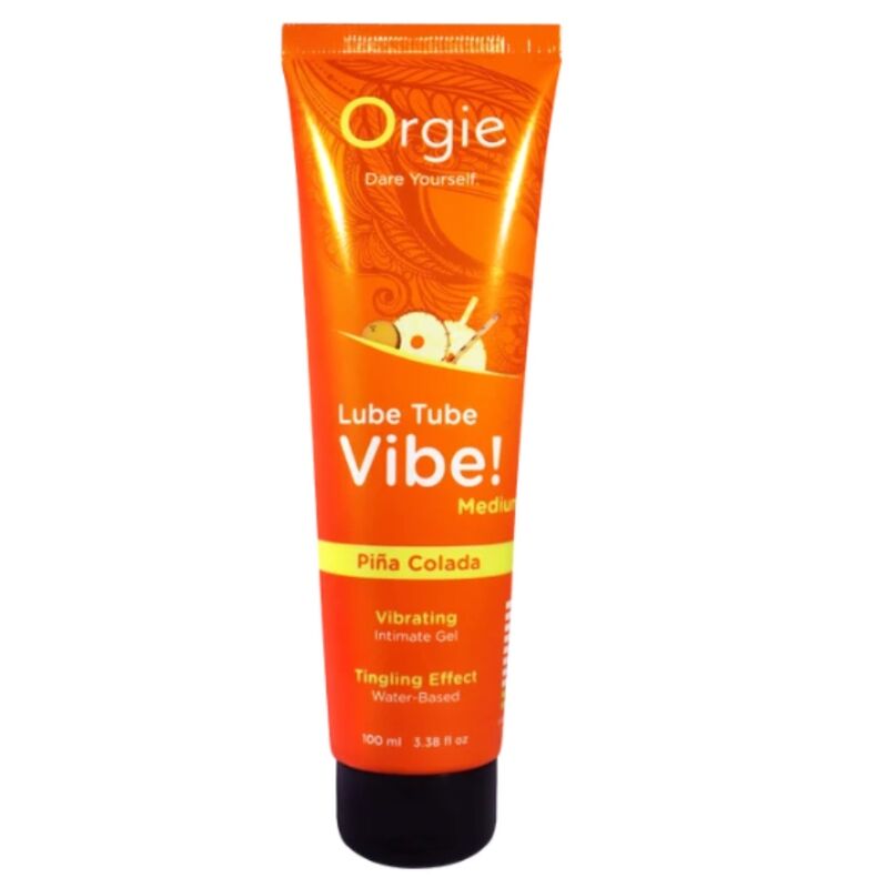 ORGIE - LUBE TUBE VIBE! PIÑA COLADA KISSABLE INTIM GEL MITTEL PRICKELND 100 ML