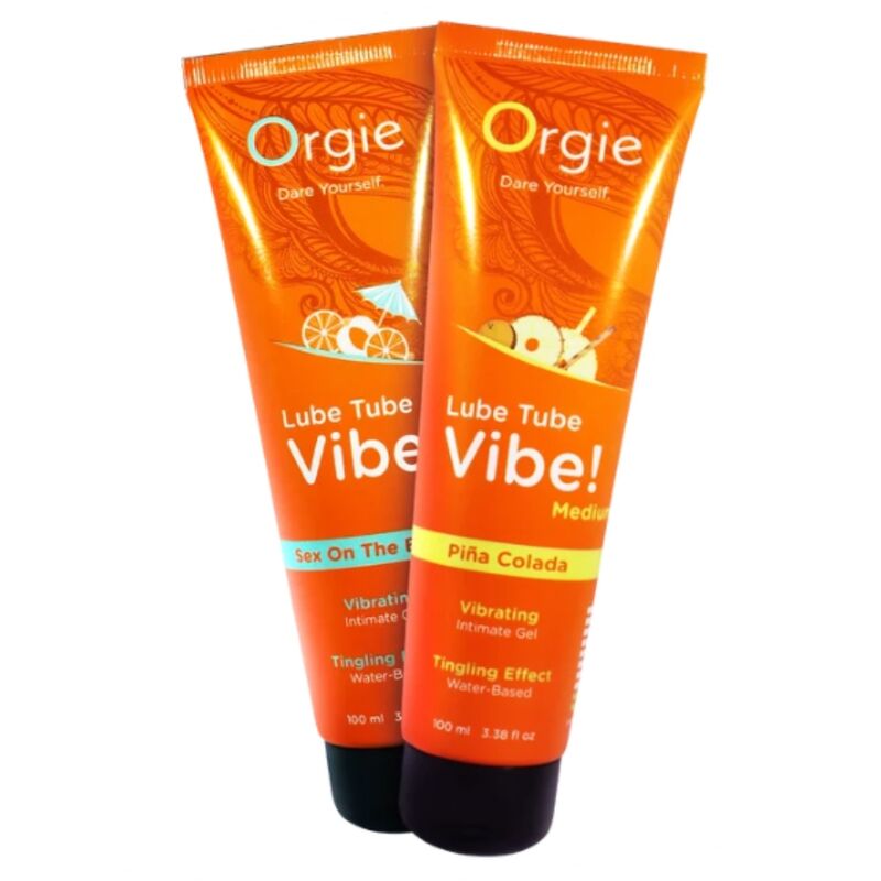 ORGIE - LUBE TUBE VIBE! PIÑA COLADA KISSABLE INTIM GEL MITTEL PRICKELND 100 ML