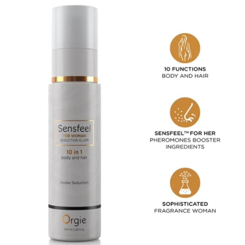 ORGIE - SENSFEEL FÜR FRAUEN VERFÜHRUNGS-ELIXIER 10 IN 1 KÖRPER UND HAAR 100 ML