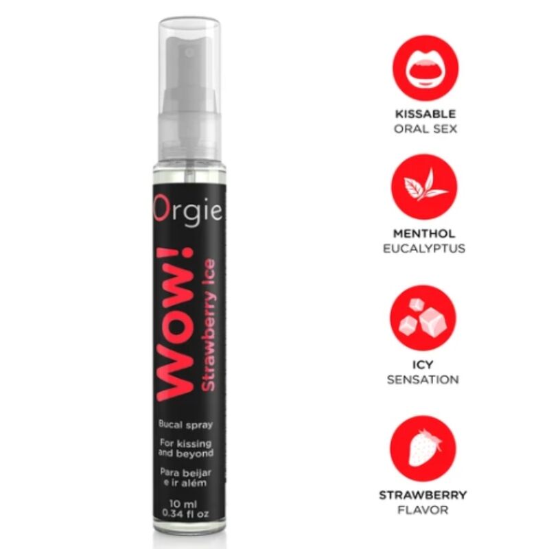 Orgie – Wow! Erdbeer-Eis-Mundspray 10 ml