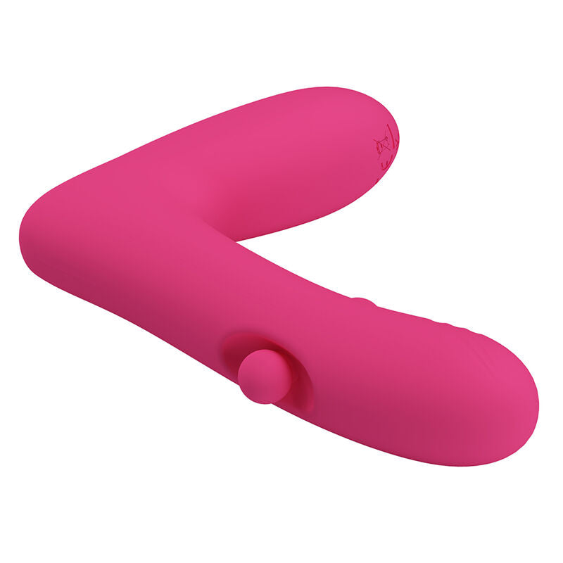 PRETTY LOVE – DUDEN WIEDERAUFLADBARER SILIKON-VIBRATOR MIT 12 VIBRATIONSMODI UND 3 SCHAUKELMODI, PINK