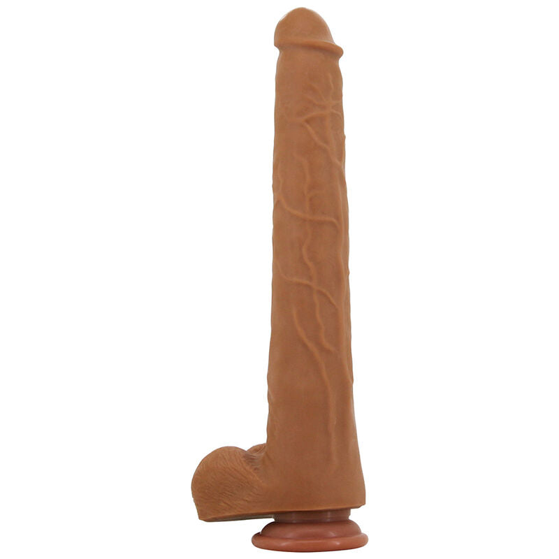 PRETTY LOVE - VIGGO REALISTISCHER, WEICHES HAUTGLEITENDER DILDO, 36,5 CM, BRAUN