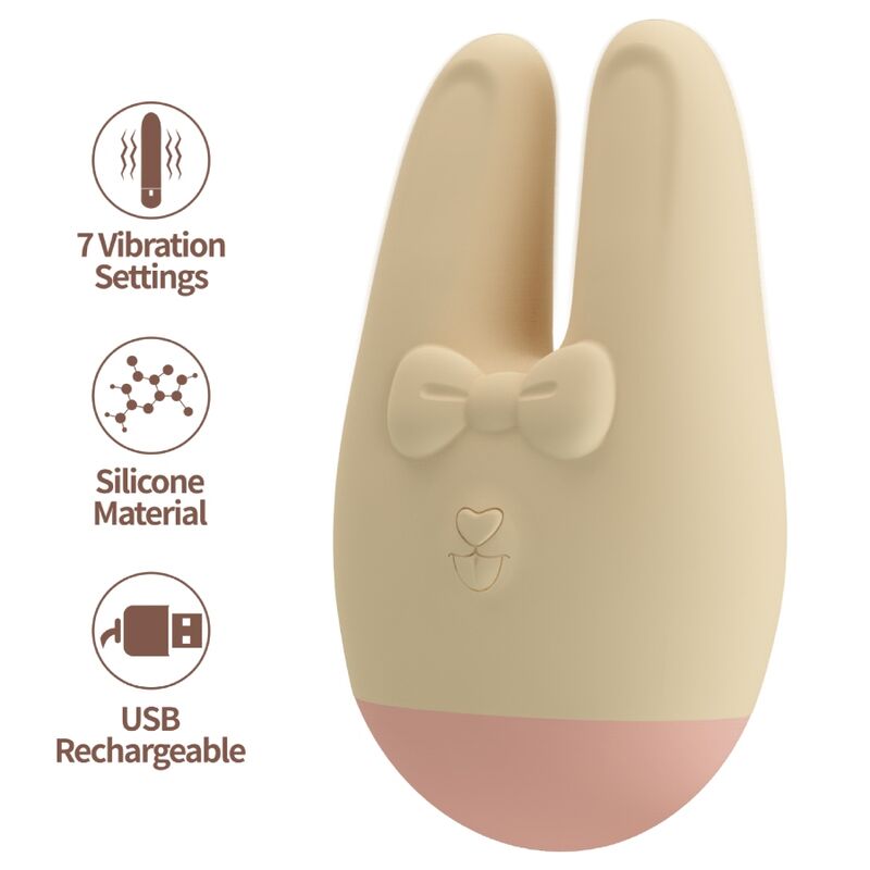 ROMANCE - EXTERNER STIMULATOR MIT HASE UND 7 VIBRATIONSMODI