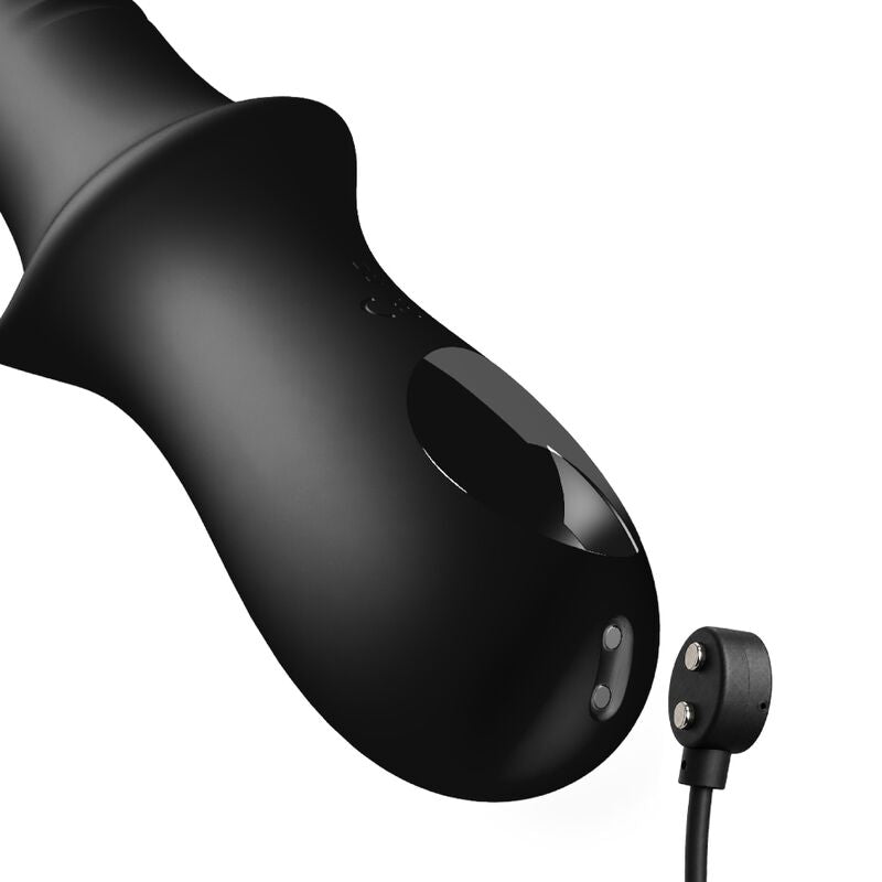 ANAL FANTASY ELITE - PLEASURE WAVE WIEDERAUFLADBARER SCHWARZER ANALMASSAGER