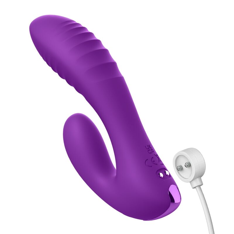 FANTASY FOR HER - SECRET LOVER DOPPELSPITZENVIBRATOR GY KLITORIS WIEDERAUFLADBAR LILA