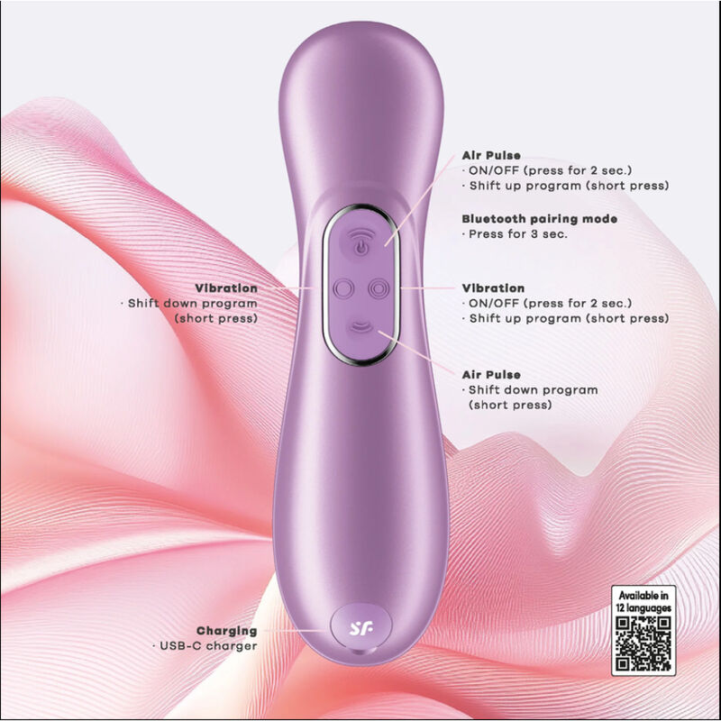 SATISFYER - PRO 2 GENERATION 4 KLITORALSTIMULATOR AMETHYST
