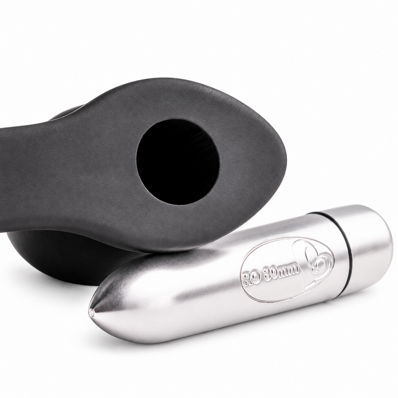Rocks-Off – Ro-Zen Prostata-Vibrator mit Doppelring, 7 Geschwindigkeiten, Onyxschwarz