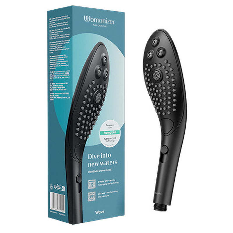 Womanizer – Wave Klitoralstimulierender Duschkopf Schwarz