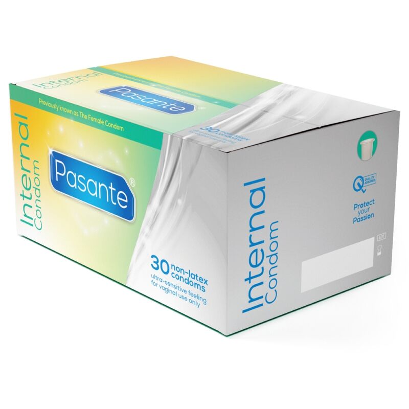 Pasante – Innere Frauenkondoms, Packung mit 30 Stücken