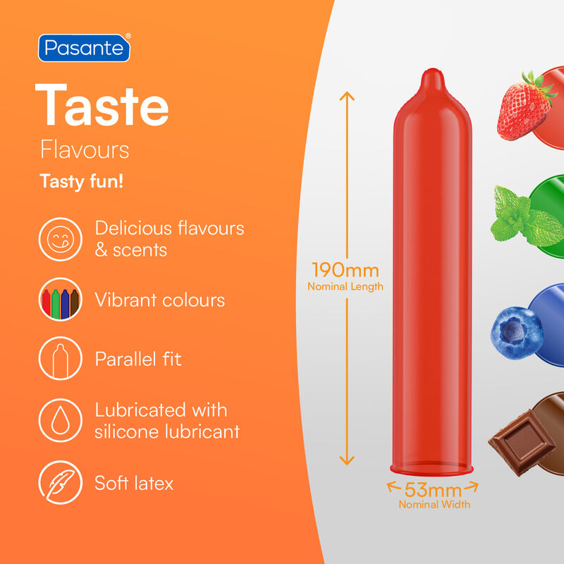 Pasante – Kondome Aromen 144 Einheiten