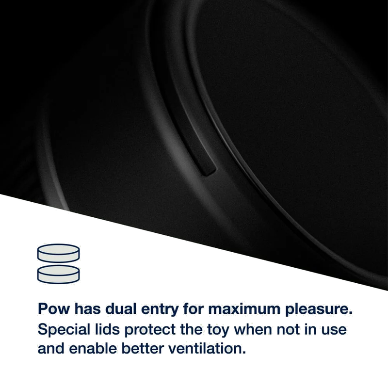 ARCWAVE - POW MANUELLER STROKER MIT SAUGKONTROLLE SCHWARZ