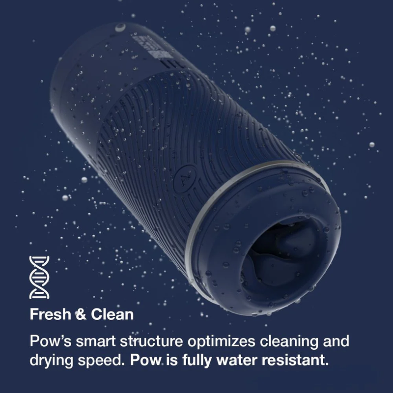 ARCWAVE - POW MANUELLER STROKER MIT SAUGKONTROLLE BLAU