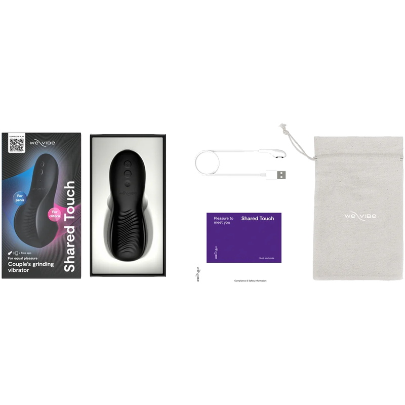 WE-VIBE - SHARED TOUCH DOPPELSEITIGER PAARVIBRATOR SCHWARZ