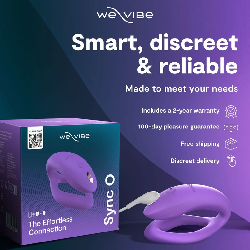 WE-VIBE - SYNC O WRAPPING-STIMULATIONS-PAARVIBRATOR LICHTLILA