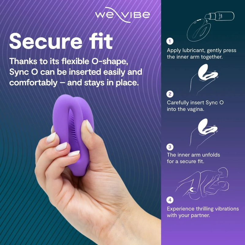 WE-VIBE - SYNC O WRAPPING-STIMULATIONS-PAARVIBRATOR LICHTLILA